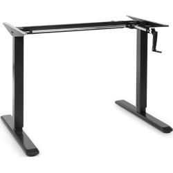 Multidesk -kirjoituspöytä korkeussäädettävä manuaalinen 73–123 cm musta