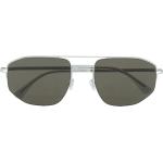 Mykita x Maison Margiela pilot-frame sunglasses - Silver