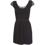 Naf Naf Women's Manguilla R1 Body Con YENR66-Z580 Short Sleeve Dress, Black (Black), UK 10 (Manufacturer size: M)