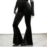 Naisten Mustat Polyesteriset Koon L Leveälahkeiset housut 