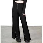Naisten Mustat Viskoosiset Koon 4 XL Joustavat Metalliset Leveälahkeiset housut 
