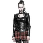 Naisten Mustat Rock-tyyliset Koon XL Vuoratut Punk Rave Puuvillakevättakit 