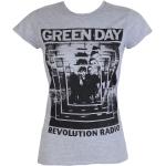 Naisten Vihreät Koon L Green Day Metalliset Puuvillabändi-t-paidat 