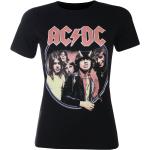 Naisten Mustat Koon L AC/DC Puuvillabändi-t-paidat 