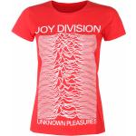 naisten t-paita Joy Division - Unknown Pleasures FP RED - ROCK OFF - JDTS04LR