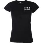 Naisten Mustat Koon XL Rise Against Puuvillabändi-t-paidat 