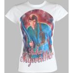 Naisten Valkoiset Koon XL Star Wars Luke Skywalker Puuvillaprintti-t-paidat 