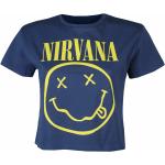 Naisten Keltaiset Klassiset Koon L Nirvana Kukalliset Denimbändi-t-paidat 