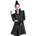 Naisten Mustat Rock-tyyliset Tekokuituiset Koon XL Punk Rave Plus-koon takit 