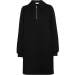 Nankitagz Zipper Collar Dress Dresses Sweat-shirt Dresses Musta Gestuz Ehdollinen Tarjous