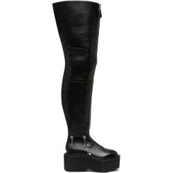 Natasha Zinko Box 85mm thigh-high boots - Black