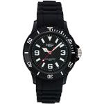 NEO watch 'NICE-1' black unisex wristwatch with silicone strap - N1-001