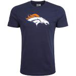 New Era Denver Broncos T Shirt Team Logo Navy - 4XL
