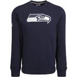 New Era - NFL Seattle Seahawks Team Logo Sweatshirt - Navy Größe M