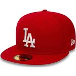 New Era Unisex 59FIFTY LA Dodgers Essential Hat, red, 58