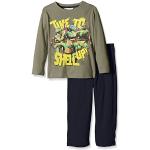 Nickelodeon Boys Ninja Turtles Ready to Roll Two Piece Pyjamas, Green