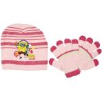Nickelodeon Sponge Bob H11F4340 Girl's Hat and Glove Set Pink 52 cm