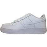 Nike Air Force 1 Trainers Unisex Children's (Air Force 1 (Gs)) - White 117 White White White, size: 36.5 EU