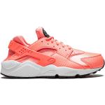 Naisten Vaaleanpunaiset Keinonahkaiset Pyöreäkärkiset Nauhalliset Nike Air Huarache Run Tennarit 