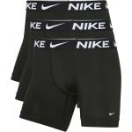 Miesten Mustat Mikrokuituiset Koon XL Nike Essentials Bokserit 3 kpl 