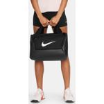 Nike Brasilia 9.5 Training Duffel Bag (Extra-Small, 25L) - Black - 50% Recycled Polyester