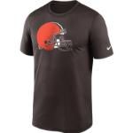 Miesten Mustat Nike Dri-Fit Cleveland Browns Logo-t-paidat 