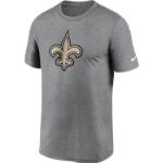 Miesten Harmaat Nike Dri-Fit New Orleans Saints Logo-t-paidat 