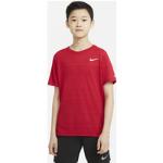 Punaiset Polyesteriset Nike Dri-Fit Kestävästi tuotetut Lasten t-paidat 