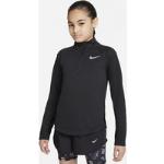 Mustat Nike Dri-Fit Lasten pitkähihaiset t-paidat 