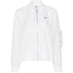Naisten Valkoiset Polyesteriset Pitkähihaiset Nike Essentials Baseball-takit kevätkaudelle 