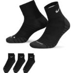 Nike Everyday Max Cushioned Training Ankle Socks (3 Pairs) - 1 - Black