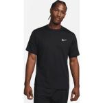 Miesten Mustat Polyesteriset Lyhythihaiset Nike Dri-Fit Kestävän muodin Joogapaidat 