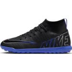 Nike Jr. Mercurial Superfly 9 Club Younger/Older Kids' Turf High-Top Football Shoes - Black
