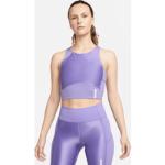 Naisten Violetit Polyesteriset Hihattomat Nike Pro Kestävän muodin Lyhyet topit alennuksella 