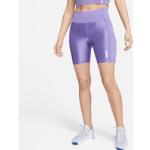 Nike Pro Women's Mid-Rise 18cm (approx.) Biker Shorts - Purple
