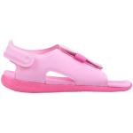 Tyttöjen Vaaleanpunaiset Tekokuituiset Koon 27 Tarralliset Nike Sandaalit alennuksella 