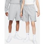 Nike Solo Swoosh Fleece Shorts - 1 - Grey