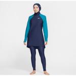 Nike Victory Women's Slim Full-Coverage Swimming Leggings - 1 - Blue