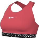 Naisten Punaiset Polyamidista valmistetut Koon S Nike Dri-Fit Kestävän muodin Kaarituettomat rintaliivit alennuksella 