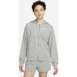 Nike Women's Full-zip Hoodie Sportswear Gym Vintage Urheilu Dark Grey Heather/White DARK GREY HEATHER/WHITE