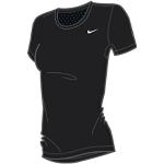 Nike Women's Outerwear Pro Cool Short-Sleeved Top, m