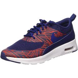 Nike Damen WMNS AIR MAX THEA Print Sneakers, Blau (402 LYL BL-Unvrsty RD-White), 38.5 EU