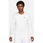 Miesten Valkoiset Polyesteriset Hengittävät Nike NikeCourt Kestävän muodin Tennisvaatteet alennuksella 