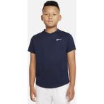 Siniset Klassiset Polyesteriset Nike NikeCourt Kestävästi tuotetut Lasten lyhythihaiset pikeepaidat 