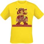 Miesten Keltaiset Koon L Super Mario Bros. Puuvillat-paidat 