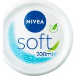 Naisten Vegaaniset Hajusteettomat NIVEA Soft Saksalaiset Rauhoittavat Voidemaiset 200 ml Vartalovoiteet Herkälle iholle 