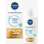 Naisten Siniset NIVEA Saksalaiset Kosteuttavat Voidemaiset Matta SPF 50 40 ml Päivävoiteet Kasvoille Normaalille iholle Akne-iholle 