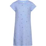 Nkg Swoosh Printed Tee Dress Dresses & Skirts Dresses Casual Dresses Short-sleeved Casual Dresses Blue Nike