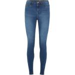 Nmcallie Hw Skinny Blue Jeans Fwd Noos Bottoms Jeans Skinny Blue NOISY MAY