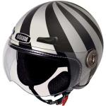 Nutcase Hypnotic Open Face Helmet Musta,Harmaa XL